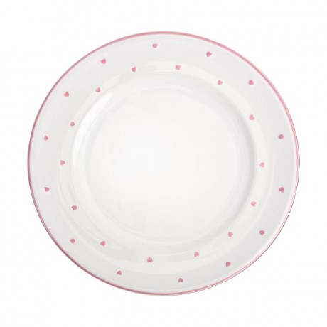Gmundner Keramik Gmundner Keramik Herzerl Rosa Dessertteller Gourmet 22 cm Gmundner Керамическая тарелка Heart Pink Gourmet 22 см