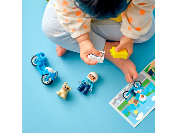 Lego Polizeimotorrad полицейский мотоцикл