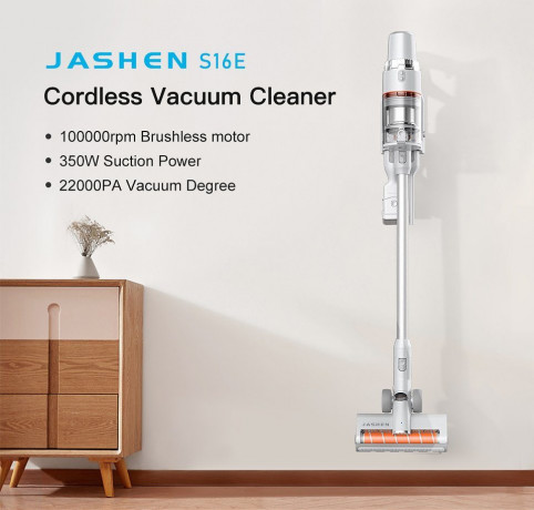 JASHEN JASHEN Akku-Hand-und Stielstaubsauger S16E Akku-Staubsauger, 350,00 W, beutellos, Handstaubsauger mit 22.000 Pa, HEPA 13 Filter, bis zu 40 Min Laufzeit  Беспроводной ручной пылесос JASHEN Беспроводной пылесос S16E, 350,00 Вт, без мешка, ручной пыле