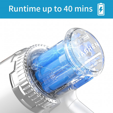 JASHEN JASHEN Akku-Hand-und Stielstaubsauger S16E Akku-Staubsauger, 350,00 W, beutellos, Handstaubsauger mit 22.000 Pa, HEPA 13 Filter, bis zu 40 Min Laufzeit  Беспроводной ручной пылесос JASHEN Беспроводной пылесос S16E, 350,00 Вт, без мешка, ручной пыле