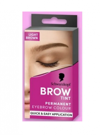 Schwarzkopf Professional Brow Tint 5-1 Light brown, Краска для бровей Light Brown светло-коричневый 5-1 (Германия), 21 г, крем-краска, стойкое окрашивание до 10 применений