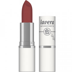 LAVERA Velvet Matt Lipstick Vivid Red 04, 4,5 g, Лавера Помада с комфортным бархатисто-матовым финишем, оттенок Vivid Red 04, био-комплекс цветочных масел и био-мальва, 4,5 г