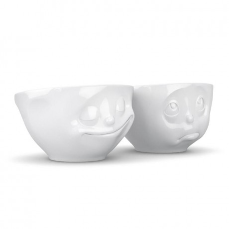Fiftyeight Products TV Tassen Schalchen Set 2-tlg. - glucklich & och bitte 0,20 L Набор подставок для телевизора 2 шт. - Happy &amp; Please 0,20 л