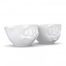 Fiftyeight Products TV Tassen Schalchen Set 2-tlg. - glucklich & och bitte 0,20 L Набор подставок для телевизора 2 шт. - Happy &amp; Please 0,20 л