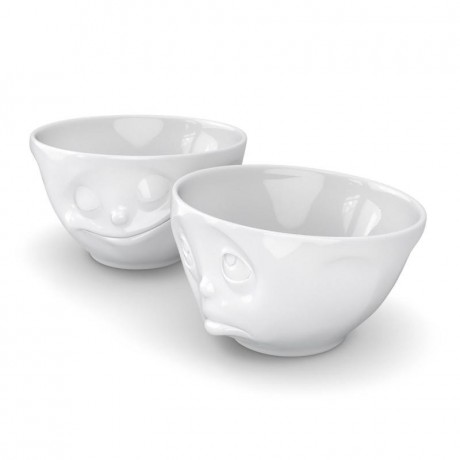 Fiftyeight Products TV Tassen Schalchen Set 2-tlg. - glucklich & och bitte 0,20 L Набор подставок для телевизора 2 шт. - Happy &amp; Please 0,20 л