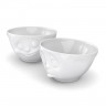 Fiftyeight Products TV Tassen Schalchen Set 2-tlg. - glucklich & och bitte 0,20 L Набор подставок для телевизора 2 шт. - Happy &amp; Please 0,20 л