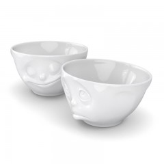 Fiftyeight Products TV Tassen Schalchen Set 2-tlg. - glucklich &amp; och bitte 0,20 L Набор подставок для телевизора 2 шт. - Happy &amp;amp; Please 0,20 л