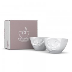 Fiftyeight Products TV Tassen Schalchen Set 2-tlg. - glucklich &amp; och bitte 0,20 L Набор подставок для телевизора 2 шт. - Happy &amp;amp; Please 0,20 л