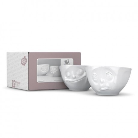 Fiftyeight Products TV Tassen Schalchen Set 2-tlg. - glucklich & och bitte 0,20 L Набор подставок для телевизора 2 шт. - Happy &amp; Please 0,20 л