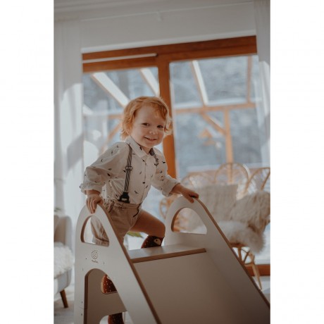 MeowBaby Kinderrutsche Kinderrutsche aus Holz fur Kinder Indoor Kinderspielzimmer Детская горка Детская горка из дерева для детей комнатная детская игровая комната