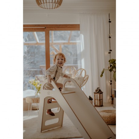 MeowBaby Kinderrutsche Kinderrutsche aus Holz fur Kinder Indoor Kinderspielzimmer Детская горка Детская горка из дерева для детей комнатная детская игровая комната