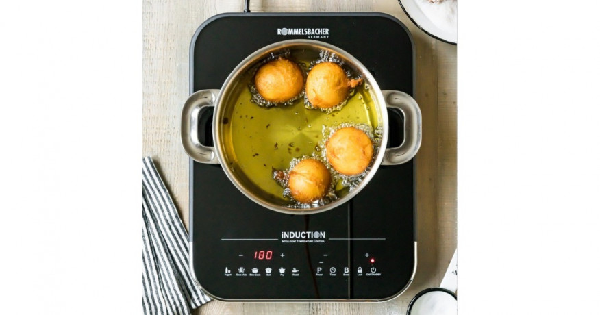 Rommelsbacher Rommelsbacher Einzelkochplatte CTS 2000/IN schwarz/silber  schwarz/silber Rommelsbacher одинарная конфорка CTS 2000/IN черный/серебристый