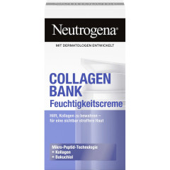 Neutrogena Collagen Bank Feuchtigkeitscreme, 50 ml, Neutrogena Collagen Bank Увлажняющий крем с бакучиолом, микро-пептидами и коллагеном, 50 мл