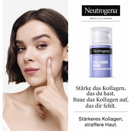 Neutrogena Collagen Bank Feuchtigkeitscreme, 50 ml, Neutrogena Collagen Bank Увлажняющий крем с бакучиолом, микро-пептидами и коллагеном, 50 мл