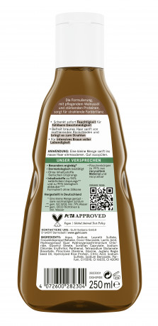 Guhl Braun Glanz & Pflege Farbglanz Shampoo, 250 ml, Guhl шампунь для тёмных и каштановых волос с маслом грецкого ореха и рисовым протеином, 250 мл