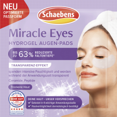 Schaebens Miracle Eyes Hydrogel Augen-Pads 2 St., Гидрогелевые патчи Miracle Eyes для области глаз с эффектом прозрачности, 2 шт.