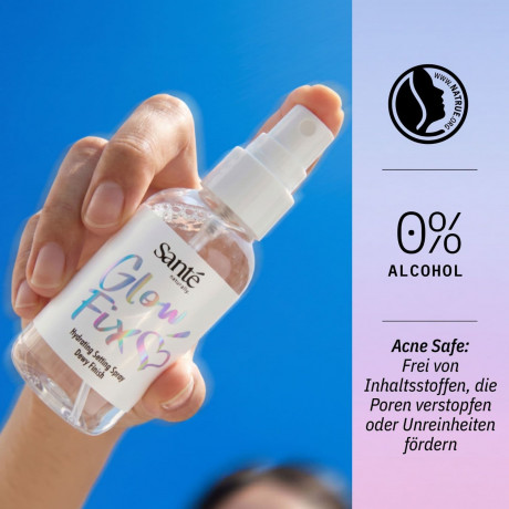 SANTE Glow Fix, 50 ml, Санте Спрей Glow Fix для фиксации макияжа и сияющего финиша, 50 мл