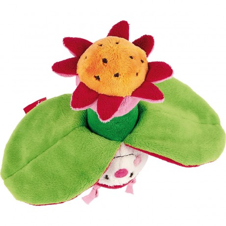 sigikid PlayQ Wende-Rassel Kafer\/Blume (40887) Двусторонняя погремушка/цветок PlayQ (40887)