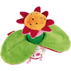 sigikid PlayQ Wende-Rassel Kafer\/Blume (40887) Двусторонняя погремушка/цветок PlayQ (40887)