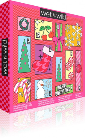 Wet n Wild 12 Days Countdown Advent Calendar 2026, Адвент-календарь 2026 Wet n Wild на 12 дней с макияжем и аксессуарами