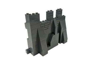 LEGO LEGO MOC Ritter Burg Schloss Mauer 1 Eckteil - dunkelgrau - 49 Teile LEGO MOC Knight Castle Wall 1 угловая часть - темно-серый - 49 деталей