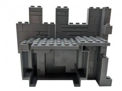 LEGO LEGO MOC Ritter Burg Schloss Mauer 1 Eckteil - dunkelgrau - 49 Teile LEGO MOC Knight Castle Wall 1 угловая часть - темно-серый - 49 деталей