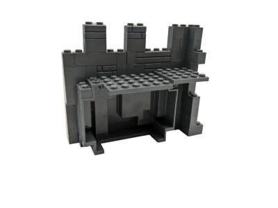 LEGO LEGO MOC Ritter Burg Schloss Mauer 1 Eckteil - dunkelgrau - 49 Teile LEGO MOC Knight Castle Wall 1 угловая часть - темно-серый - 49 деталей