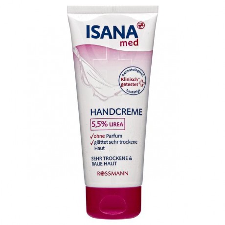 ISANA med HandCreme Urea Крем для рук с мочевиной, для очень сухой и грубой кожи, 100 г