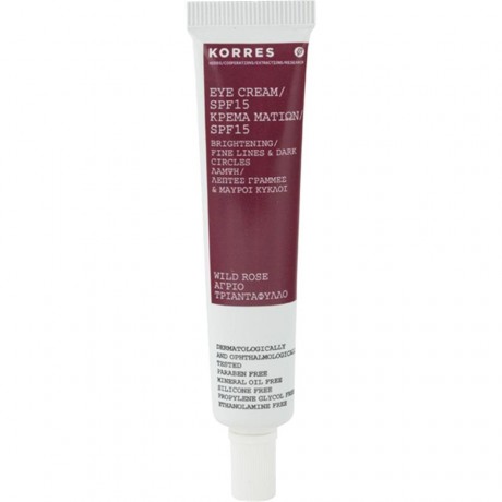 Korres (Коррес) Augenpflege Wild Rose Eye Cream Крем SPF15, 15 мл