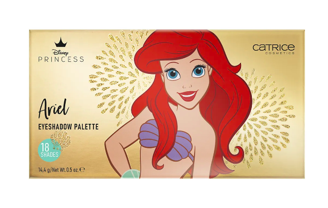Catrice Disney Eyeshadow Palette Princess Ariel, Катрис Принцессы Диснея Паллетка теней Ариэль, Лимитированная коллекция, Германия