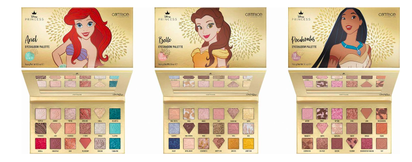 Catrice Disney Eyeshadow Palette Princess Ariel, Катрис Принцессы Диснея Паллетка теней Ариэль, Лимитированная коллекция, Германия