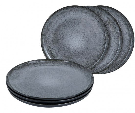Moritz & Moritz Moritz & Moritz Speiseteller 6-tlg. DIGITAL anthrazit Обеденные тарелки Moritz & Moritz 6 шт. ЦИФРОВОЙ