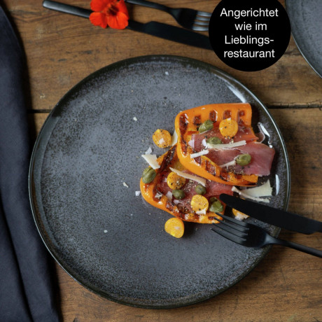 Moritz & Moritz Moritz & Moritz Speiseteller 6-tlg. DIGITAL anthrazit Обеденные тарелки Moritz & Moritz 6 шт. ЦИФРОВОЙ