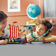 LEGO LEGO Creator 31132 Wikingerschiff mit Midgardschlange LEGO Creator 31132 Корабль викингов со змеем Мидгарда