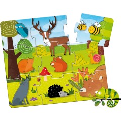 Lisciani Montessori Baby Touch Puzzle Монтессори детские пазлы