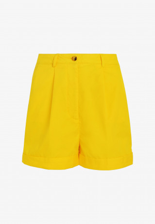 Tommy Hilfiger PLEATED Shorts vivid yellow ПЛИССИРОВАНИЕ шорты ярко-желтый