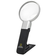 National Geographic 2in1 LED Tisch- und Handlupe 2x\/4x 2-в-1 светодиодная настольная и портативная лупа 2x/4x
