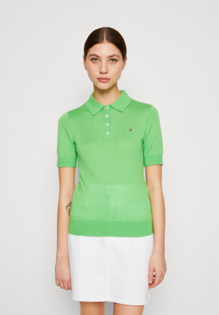 Tommy Hilfiger BUTTON Polo shirt spring lime BUTTON рубашка поло весенняя известь