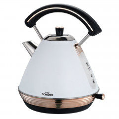 Schafer Schafer Wasserkocher Wasserkocher EDS 1,7 Liter 2200W, 1.7 l, 2200 W, An- und Ausschalter mit Kontrollleuchte Weiss, Rose-Gold Чайник Schafer EDS 1,7 л 2200 Вт, 1,7 л, 2200 Вт, выключатель с индикатором