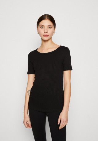 Tommy Hilfiger SLIM Basic T-shirt black SLIM Базовая футболка черный