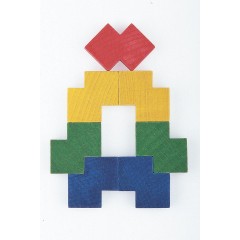 SINASPIELZEUG Holzspielzeug Holzbaukasten QUO gross 216 Steine Деревянная игрушка Деревянный конструктор QUO большой 216 кирпичей