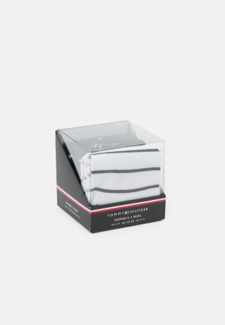 Tommy Hilfiger WOMEN GIFTBOX BRETON STRIPE 3 PACK Socks navy ЖЕНСКАЯ ПОДАРОЧНАЯ КОРОБКА BRETON STRIPE 3 PACK Носки военно-морской
