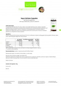 Krauterhaus Sanct Bernhardt Soya Calcium Capsules, 120 капсул на 4 месяца