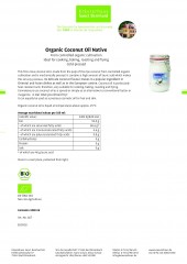 Krauterhaus Sanct Bernhardt Organic Coconut Oil 1000 ml · cold pressed, 1 литр