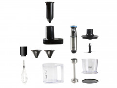 Domo Stabmixer, 800 W, SET Spiral Zoodle Gemusespaghetti-Schneider elektrisch Mix Zauberstab  Ручной блендер Domo, 800 Вт, НАБОР Spiral Zoodle, насадка для нарезки овощей и спагетти, электрическая насадка для смешивания
