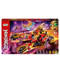 LEGO Ninjago 3er Set: 30592 Mini-Donnerjager + 21172 Der Kristallkonig + 21173 Kais Golddrachen-Raider Набор Ninjago из 3 предметов: 30592 Mini Thunderfighter + 21172 The Crystal King + 21173 Kai’s Gold Dragon Raider