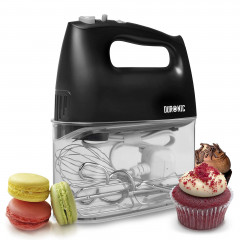 Duronic Duronic Handmixer, Duroni HM4BK Handruhrer, Mixer mit 400W  Ручной миксер Duronic, ручной миксер Duroni HM4BK, миксер мощностью 400 Вт