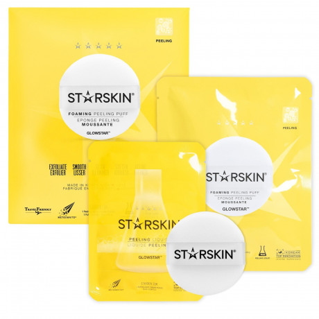 STARSKIN Glowstar™ Foaming Peeling Perfection Puff Glowstar™ Пенящийся отшелушивающий спонж Perfection Puff