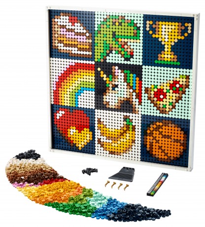 Lego Gemeinsames Kunstprojekt Совместный арт-проект