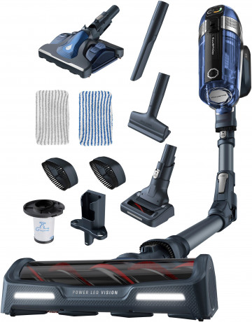 Rowenta Rowenta Akku-Hand-und Stielstaubsauger X Force Flex 11.60 AQUA RH9898, 300 W, beutellos, 45 Min. Laufzeit, herausnehmbarer Akku, Display mit Kontrollanzeige Беспроводной ручной пылесос Rowenta X Force Flex 11.60 AQUA RH9898, 300 Вт, без мешка, вр